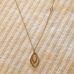 LOFT Gold-tone Pendant Necklace